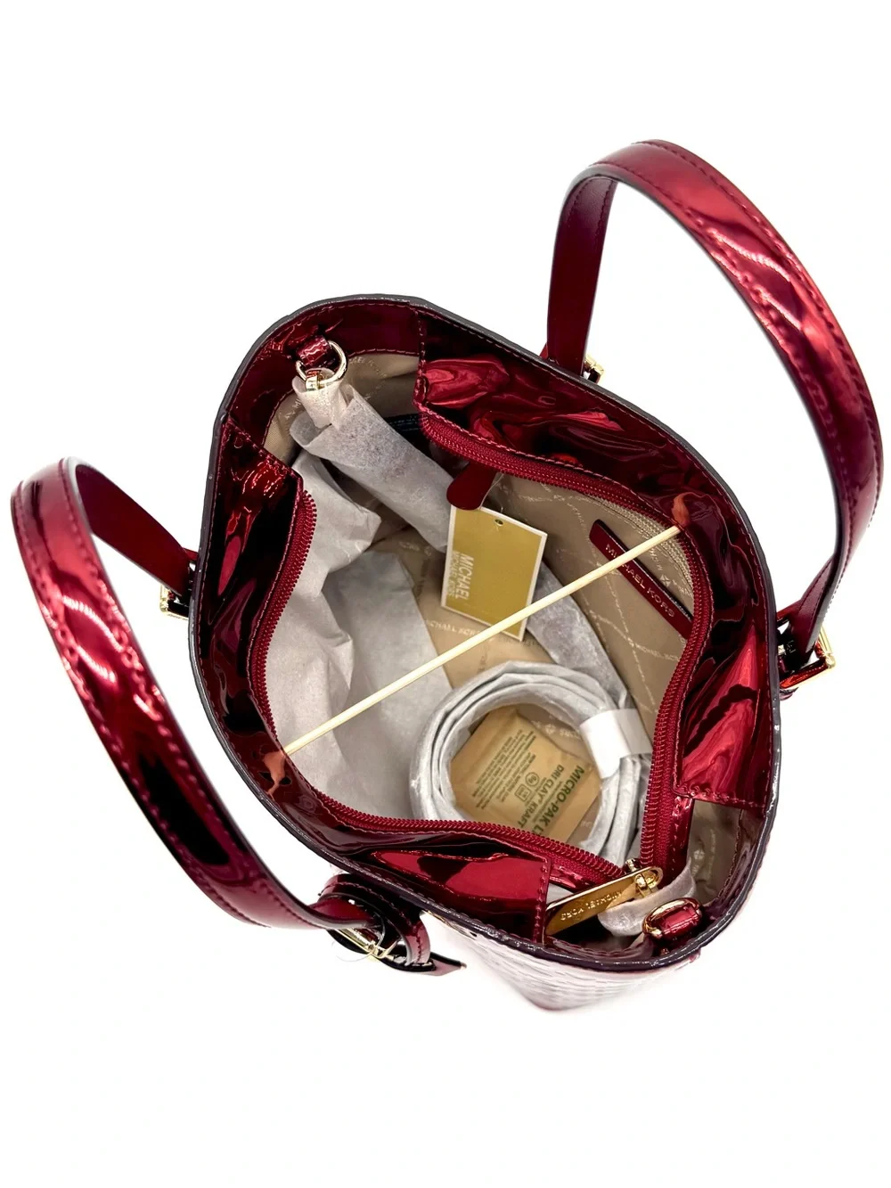 Michael Kors Jet Set Travel XS TZ Tote Bag Gold